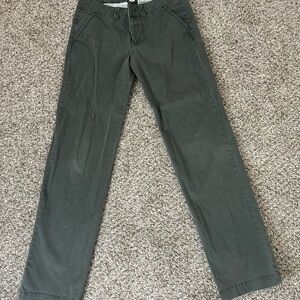 Sonoma Life & Style Straight Mid Rise Olive Green Pants Size 4